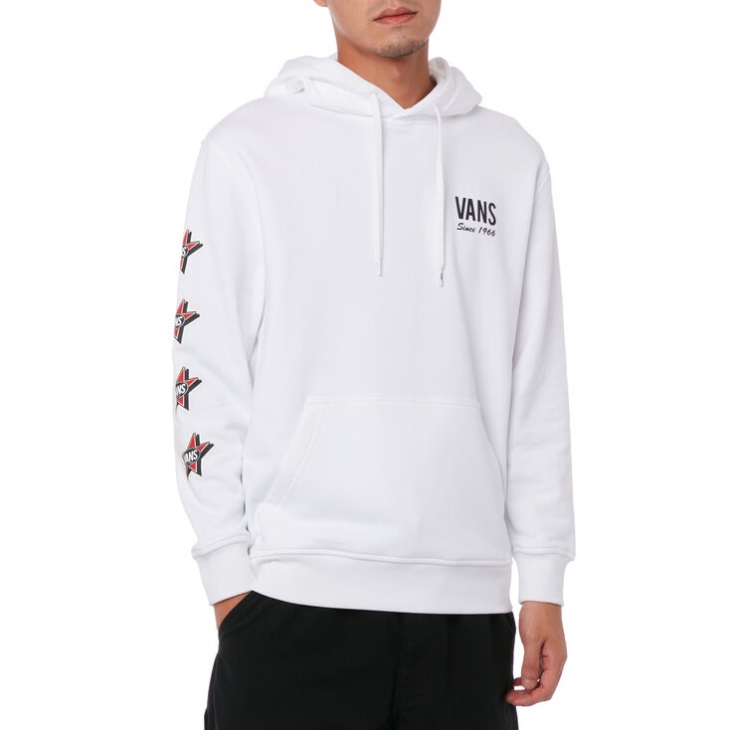 Vans Starry Checker Pullover Hoodie White