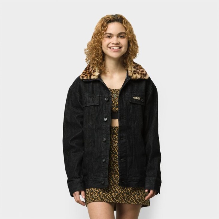 Vans Strauberry Denim Jacket Black