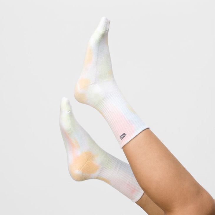 Vans Tie Dyed Crew Sock (Size 6.5-9 1 Pack) Popsicle Wash
