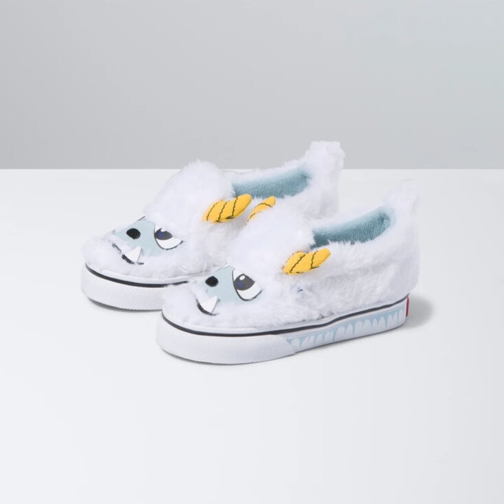 Vans Toddler Slip-On V Yeti (Yeti) Black-True White