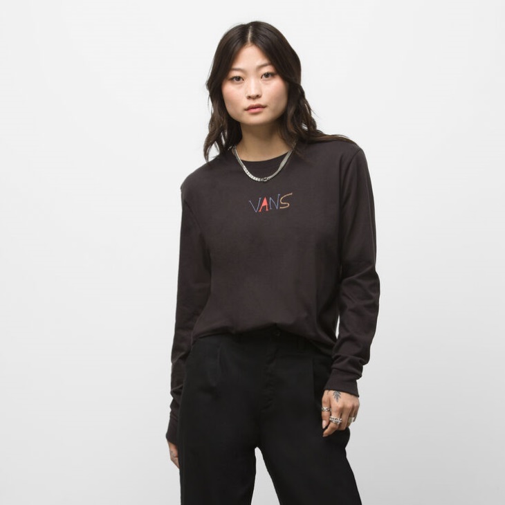 Vans x Hanna Scott Long Sleeve Bf T-Shirt Black