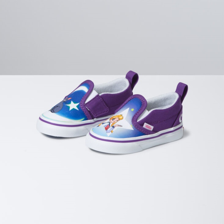 Vans x Sailor Moon Toddler Slip-On V Blue-Purple