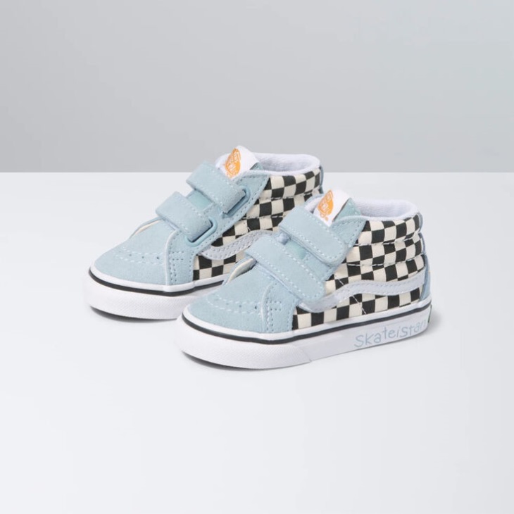 Vans x Skateistan Toddler Sk8-Mid Reissue V Checkerboard
