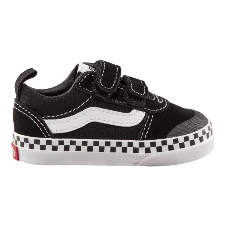 Vans Toddler Kids' Ward V Dw Skate Shoes Checker Foxing Black