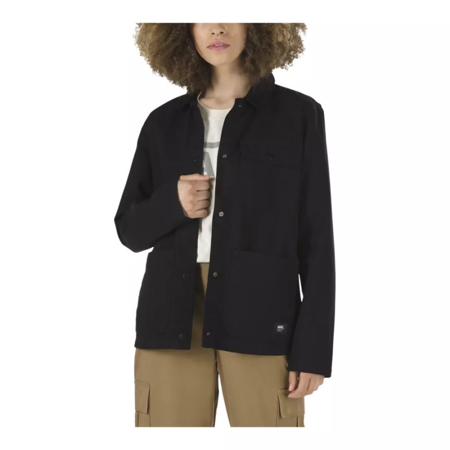 Vans Women's Drill Chore Jacket Packable Black