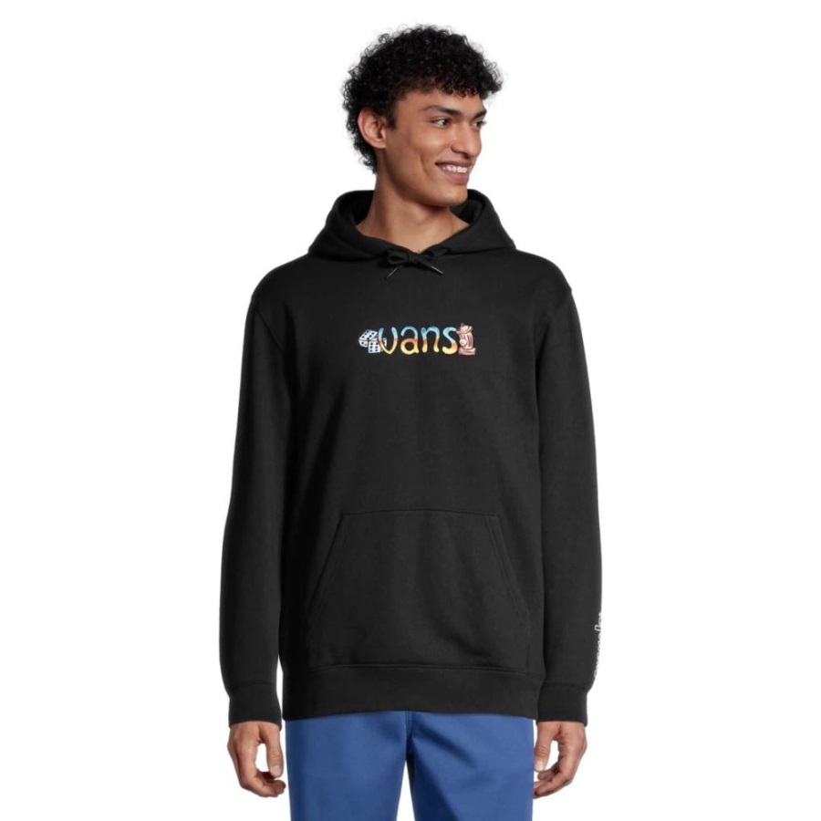 Vans x Crayola Men's Fleece Pullover Hoodie Black