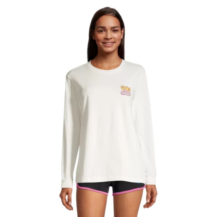 Vans x Crayola Women's Crew Long Sleeve Shirt Marshmallow