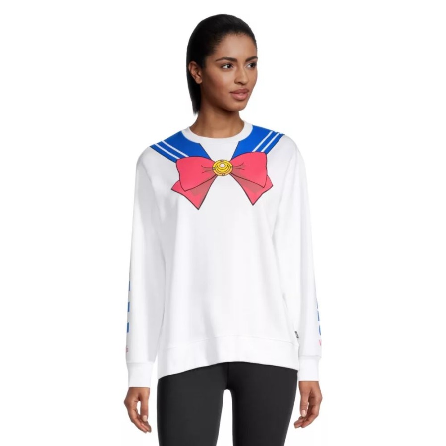 Vans x Sailor Moon Women's BFF Fleece Sweatshirt White