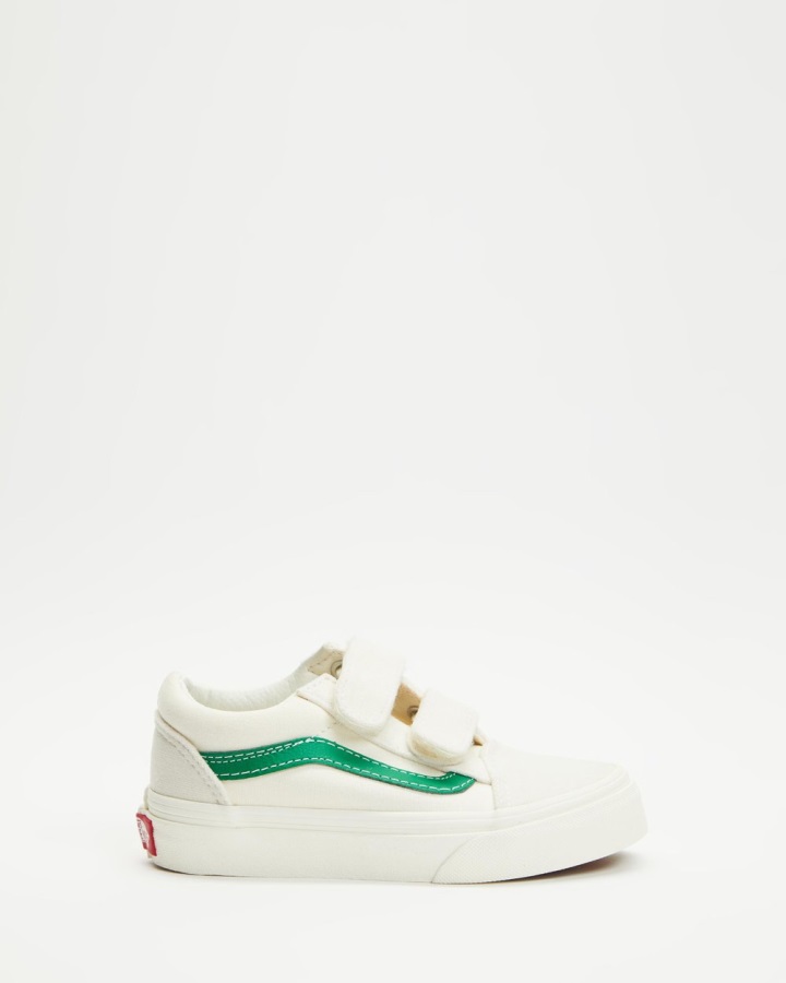 Vans Old Skool Velcro Sneakers - Kids White