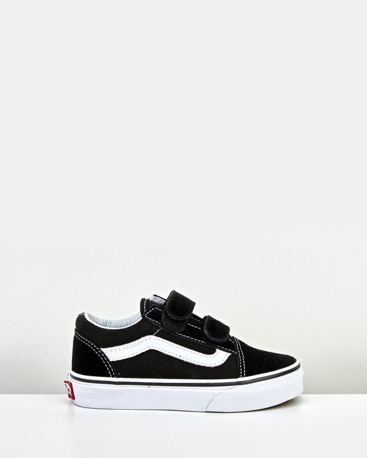 Vans Old Skool V Youth Black White