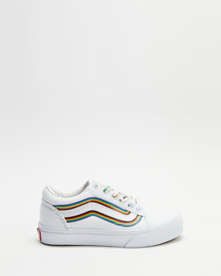 Vans Old Skool Pride - Kids White-True White