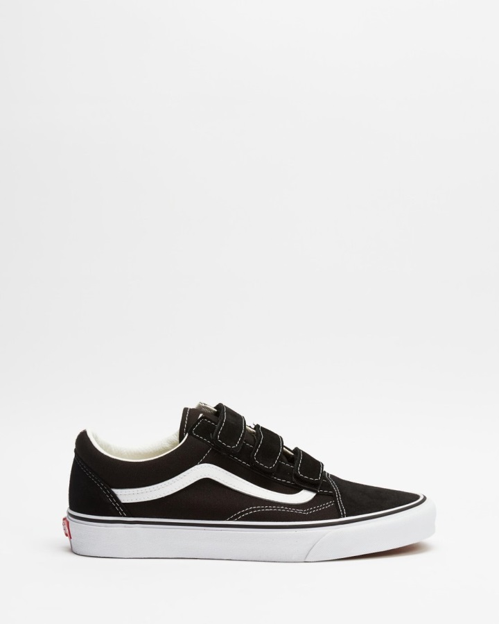 Vans Old Skool V Suede Black-White
