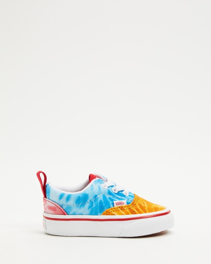 Vans Era Elastic Lace Tie Dye Shoes - Toddler's Multi-True White
